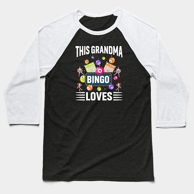 This Grandma Loves Bingo Baseball T-Shirt by Novelty Depot